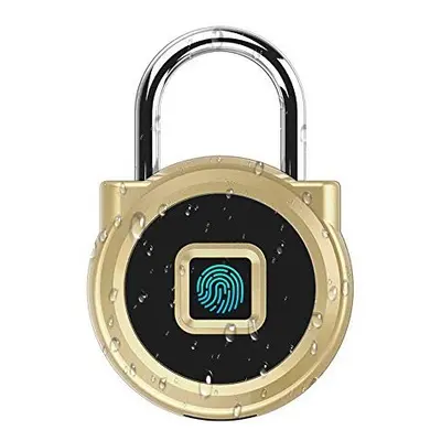 eLinkSmart Gym Locker Digital Padlock, IP65 Waterproof Fingerprint Padlock, Security Keyless Min