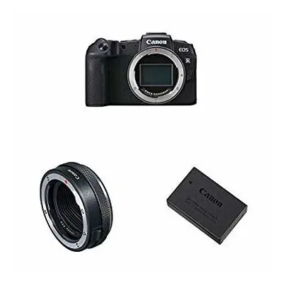 CANON EOS RP Body Black + EF-EOS R Mount Adapter + Battery LP-E17