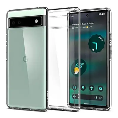 Spigen Ultra Hybrid Case Compatible with Google Pixel 6a - Crystal Clear