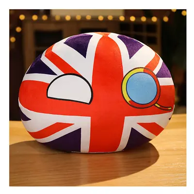 (UK, 50cm pillow) 10-50cm Country Ball Toys Plush Polandball Hand Warmer Pillow Countryball