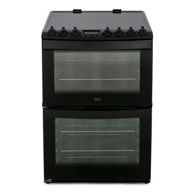 AEG CCB6740ACB SteamBake Electric Cooker with Double Oven