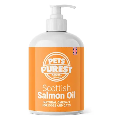 Pets Purest Scottish Salmon Oil For Dogs Cats Horse Ferret Pet-Treats Supplement Natural Coat Im