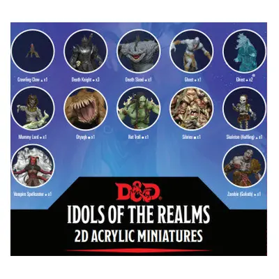 WizKids/NECA D&D Idols Of The Realms: Boneyard: 2D Set