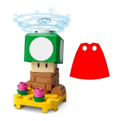 LEGO Mario Series 3: 1-Up Mushroom Minifig with Bonus Red Cape