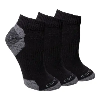 Carhartt Women's Midweight Cotton Blend Sock Pack Black Large