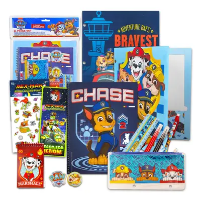 Paw Patrol Giant All You Need for School Stationery Gifts Set - Pencils Case Notebook Eraser Rul