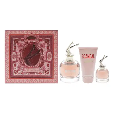 Scandal by Jean Paul Gaultier for Women - Pc Gift Set 2.7oz EDP Spray, 0.20oz EDP Spray, 2.5oz P