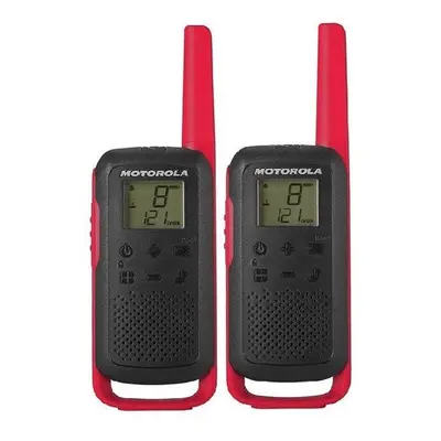 Walkie-Talkie Motorola T62 LCD Km (2 pcs) Black Red