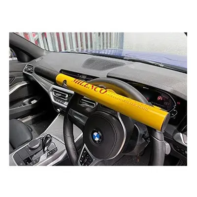 Milenco High Security Steering Wheel Lock + Yellow with Pad and Bag