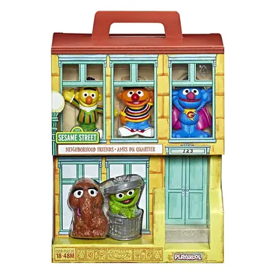 Sesame Street Neighborhood Friends Includes Figures, 3-inches, Classic Collectibles Pack for Tod