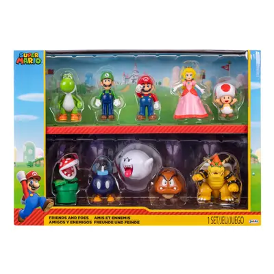 Super Mario Nintendo Figures Set of Friends and Enemies 6.5 cm