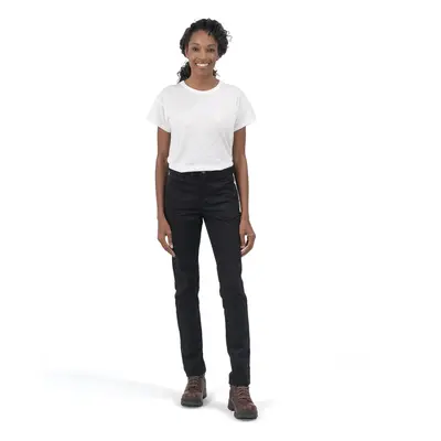 Dickies Women's High Rise Skinny Twill Pants Rinsed Black