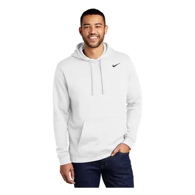 Nike Club Fleece Pullover Hoodie White