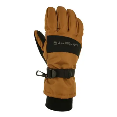 Carhartt Men's WP Waterproof Insulated Glove Brown/Black Large