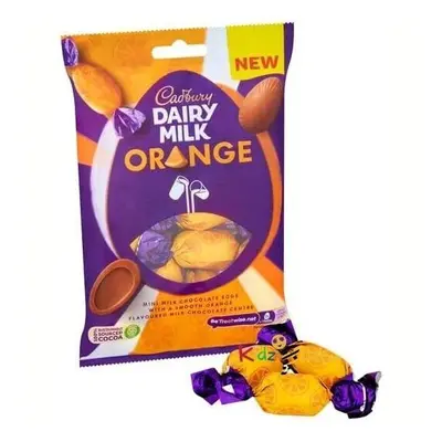 (Pack Of 12) Cadbury Dairy Milk Orange Mini Chocolate Eggs 72G