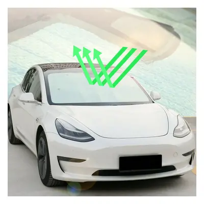 Car Front Window Windshield Sunshade Heat Shield Sun Visor Mat For Tesla Model