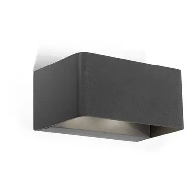 Leds-C4 Wilson - Outdoor LED Up Down Wall Light Urban Grey 1710lm 3000K IP65