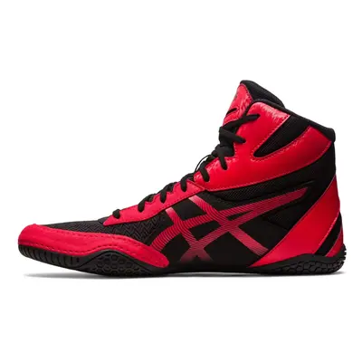 ASICS Men's MATCONTROL Wrestling Shoes Black/Classic RED