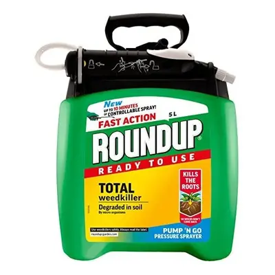 Roundup Fast Action Weedkiller Pump 'N Go Ready To Use Spray, Litre