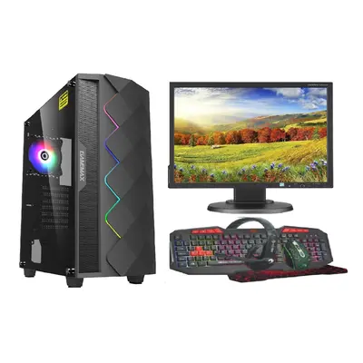 Fast Gaming PC Bundle: Intel core i3/8GB RAM/500GB HDD+ 128GB SSD/GT730 2GB/WINDOWS 10/Black Dia