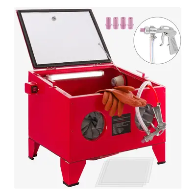 AREBOS Sand Blasting Cabinet 90L | Sand Blasting Machine |incl. blasting gun with ceramic nozzle