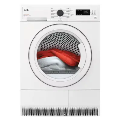 AEG TXH508A2R - White 8KG Heat Pump Condenser Dryer - A++ energy