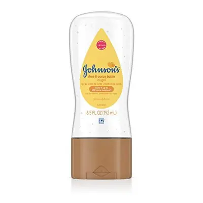 Johnson's Baby Oil Gel With Shea & Cocoa Butter For Baby Massage, 6.5 fl. oz.