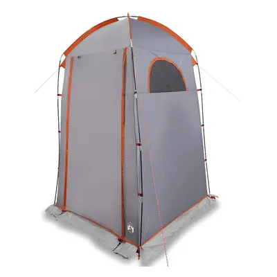 (grey and orange) vidaXL Shower Tent Waterproof Privacy Tent Toilet Tent Patio Changing Shelter