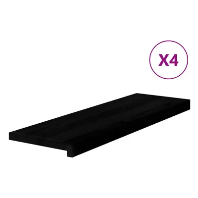 (dark brown, x x cm/ pcs) vidaXL Stair Treadss Step Mat Door Mat Tread Mat Untreated Solid Wood 