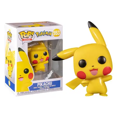 FUNKO POP! GAMES: Pokemon - Pikachu (Waving) + Pop Protector