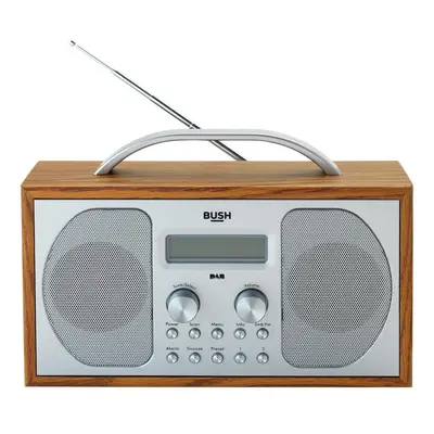 DAB/ FM STEREO RADIO IN A WOODEN CABINET