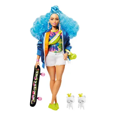 Barbie Fashionista EXTRA Doll - Blue Afro Hair