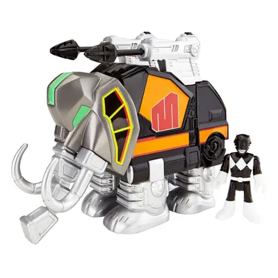 Imaginext CHJ07 Power Black Ranger and Mastodon Zord Figure