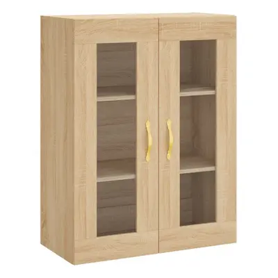 (sonoma oak) vidaXL Wall Mounted Cabinet Bathroom Wall Storage Cabinet Engineered Wood