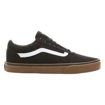 (10 UK, Black/Brown) Vans Mens Ward Low-Top Casual Suede Canvas Trainers Sneakers