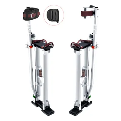 VEVOR Drywall Stilts Aluminum Tool Stilts 24''-40'' Adjustable Painting Silver