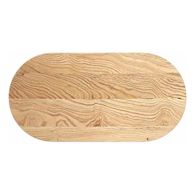 (natural, x x cm) vidaXL Table Top Replacement Board DIY Dining Table Top Solid Wood Oak Oval