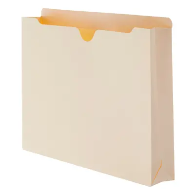 Amazon Basics File Folders Jacket Reinforced Straight-Cut Tab Inch Expansion 50-Pack Letter Size