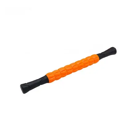 (Orange) Muscle Roller Stick Body Massage for Relieving Soreness and Cramping Sticks Yoga Blocks