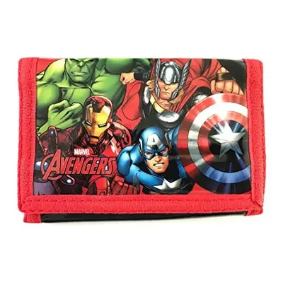 Official Marvel Avengers Boys Hulk Iron Thor Trifold Money Change Notes Wallet