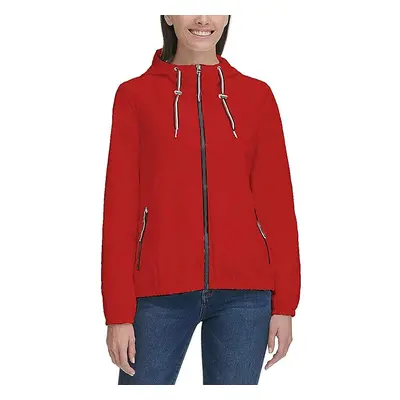 Tommy Hilfiger Womens Windbreaker Jacket (Red Small)