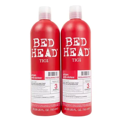 Tigi Bed Head Urban Antidotes Resurrection Conditioner Damage Level 25.36 Oz (Pack Of 2)