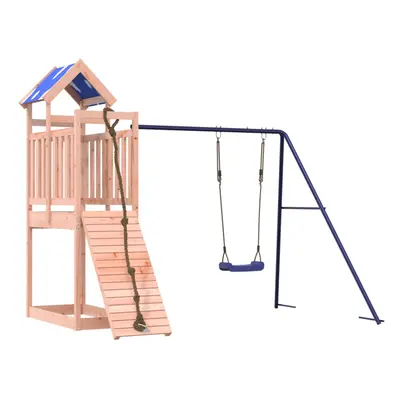 vidaXL Outdoor Playset Garden Playhouse Kids Playground Solid Wood Douglas