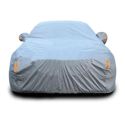 (Gray, For VW Golf) Car Cover Waterproof Rainproof Sunscreen UV Protection Cold-resistant Snow-p