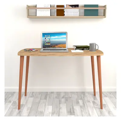 (Pine) 105cm Modern Home Office, Study Computer Desk