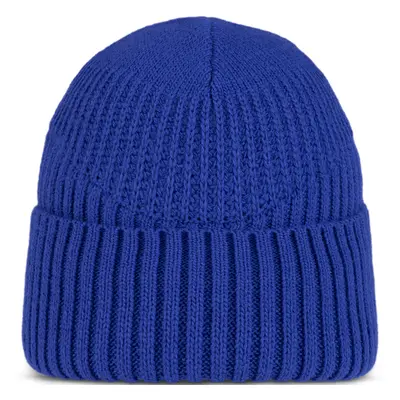 (One Size, Cobalt) Buff Unisex Renso Chunky Knit Cuffed Fleece Lined Beanie Hat