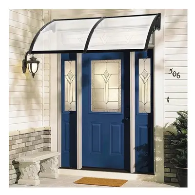 L190*W100*H28 Window Door Awning Canopy with Brackets