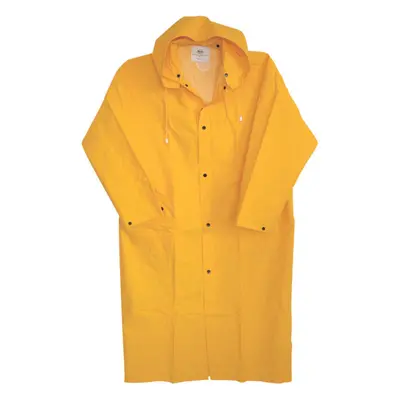 Boss Yellow PVC-Coated Rayon Rain Jacket