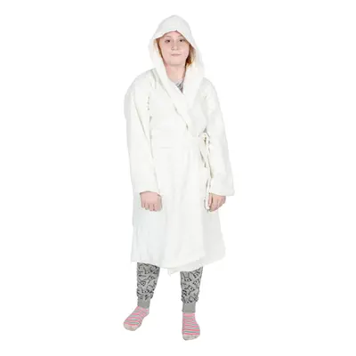 (Cream, Years) Kids Hooded Egyptian Cotton Bathrobe