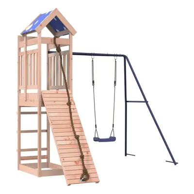 vidaXL Outdoor Playset Garden Playhouse Kids Playground Solid Wood Douglas